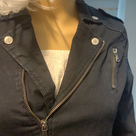 BLACK HUDON JEAN JACKET - Picture 3 of 9